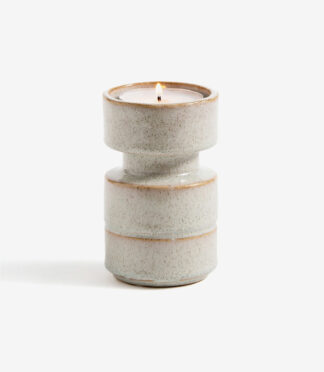 Farmhouse Candle Holders Wooden Small Pillar